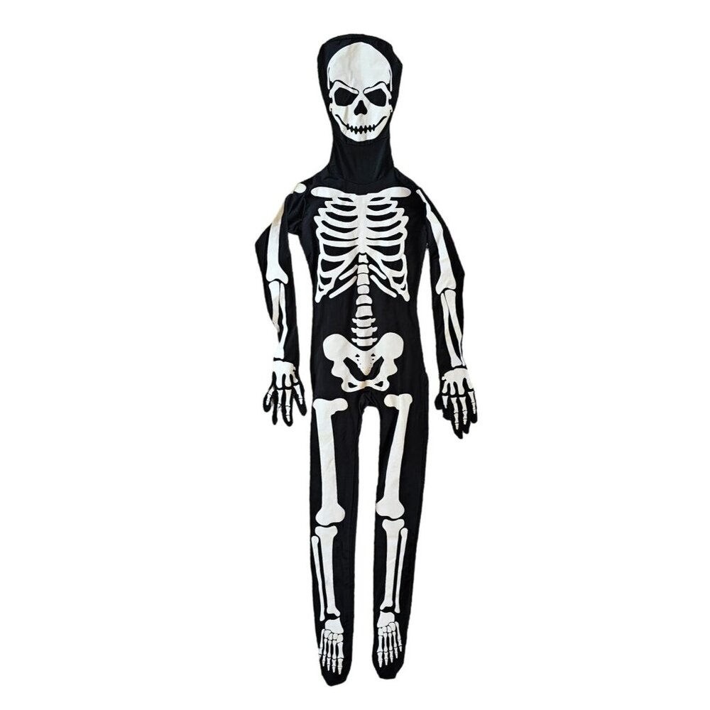 Skeleton Costume Full bodysuit child Size SMALL Spirit Halloween